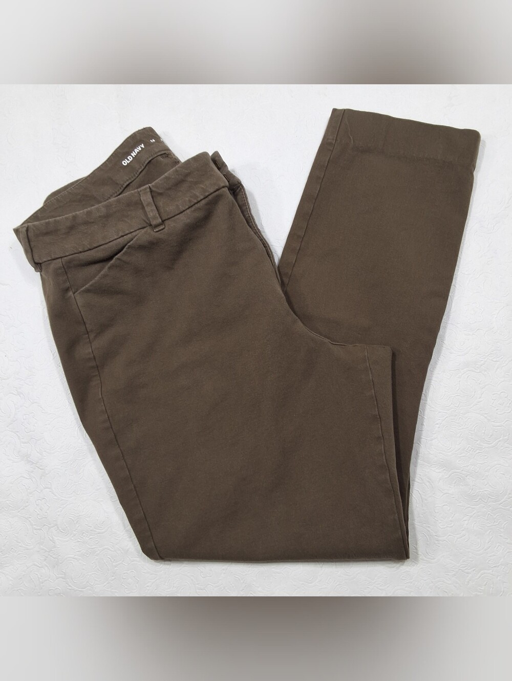 Old Navy Pixie Skinny Ppants High Rise Secret Smoth Brown Size 14